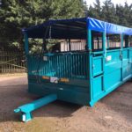 Armstrong & Holmes Farm Trailers Pig Livestock Trailer Blue